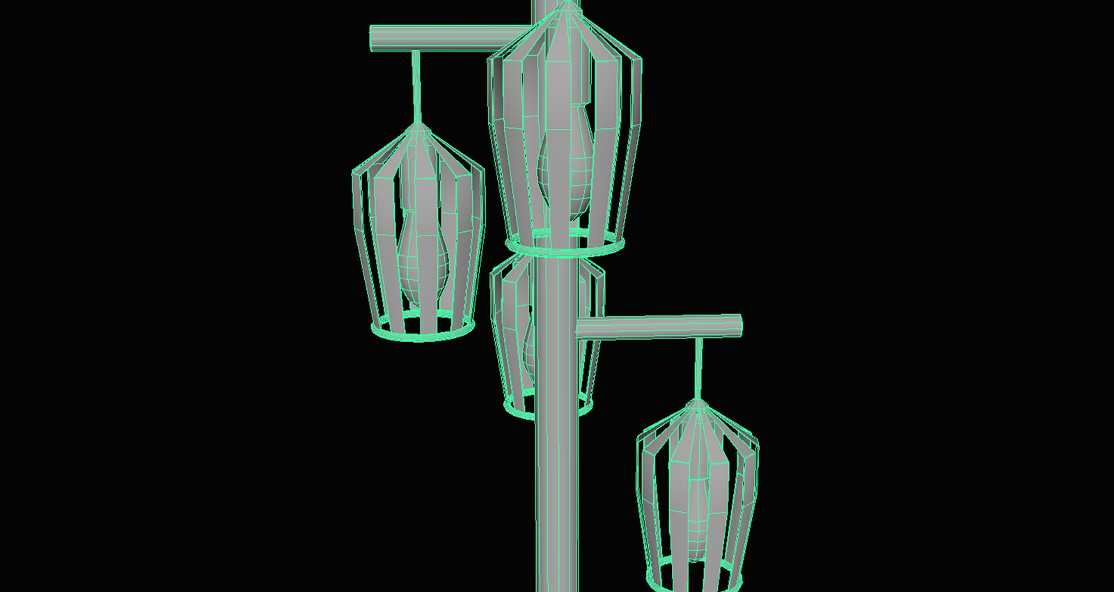 Wireframe - Close Up