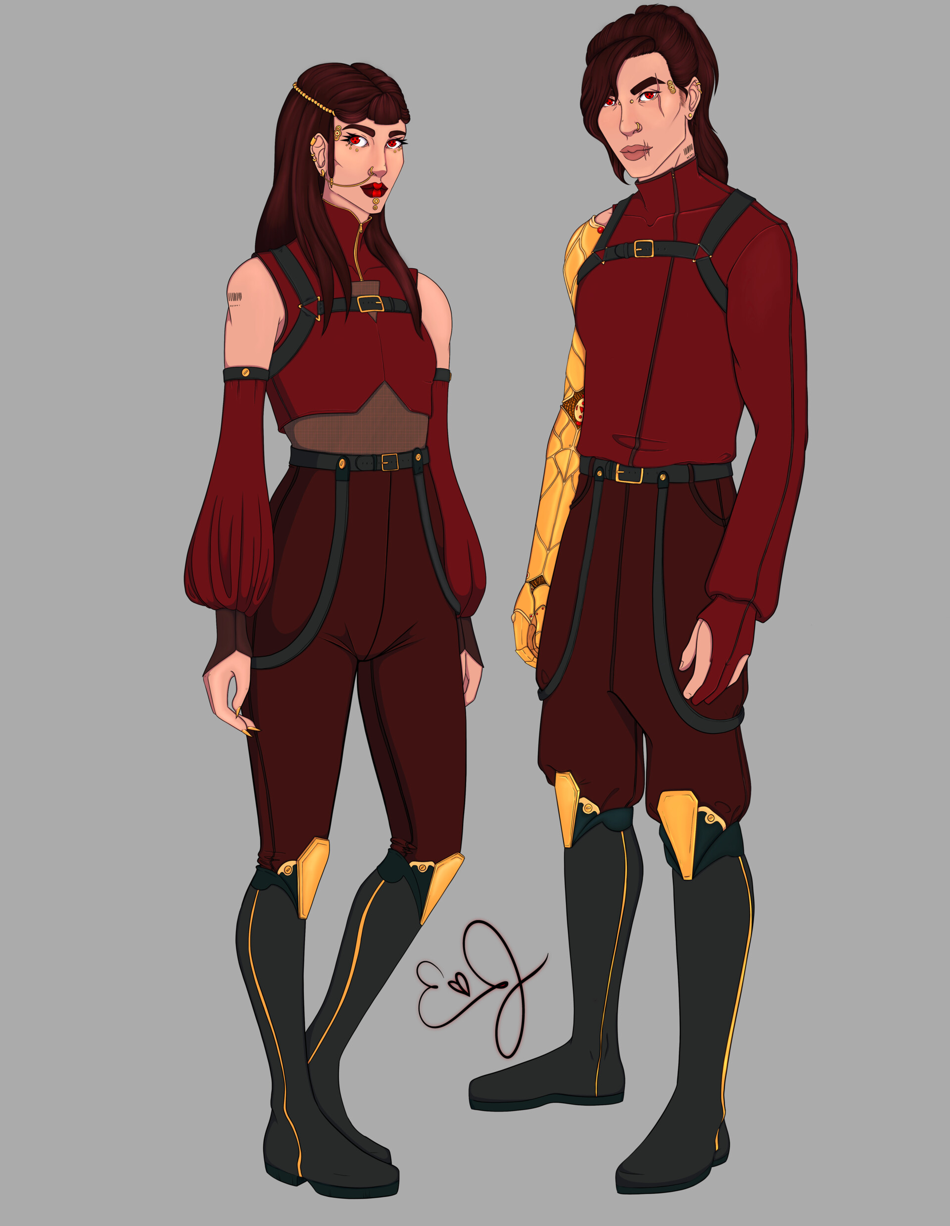 artstation-twin-character-design