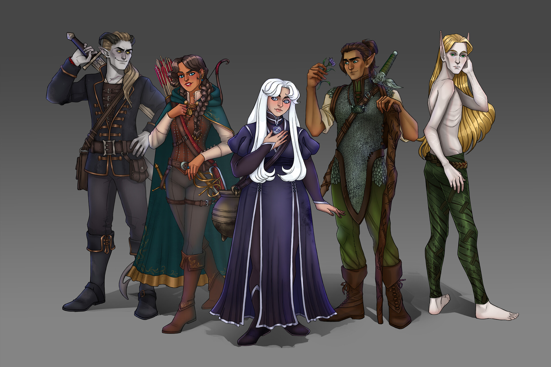 Dnd campaign. Человек ДНД тройняшки арт.