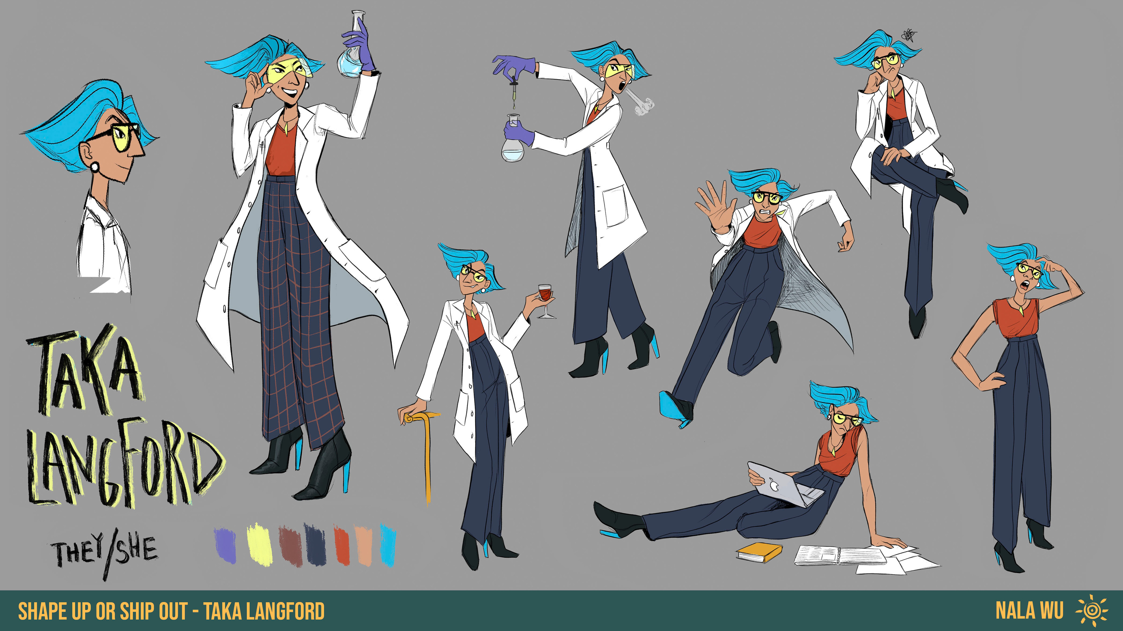 Dr. Taka Langford is a NBi Japanese Scientist who runs their own lab. They are absolutely dedicated to their career, and her priority is pursuing answers to scientific mysteries— but she might be a little too swayed by large sums of money.