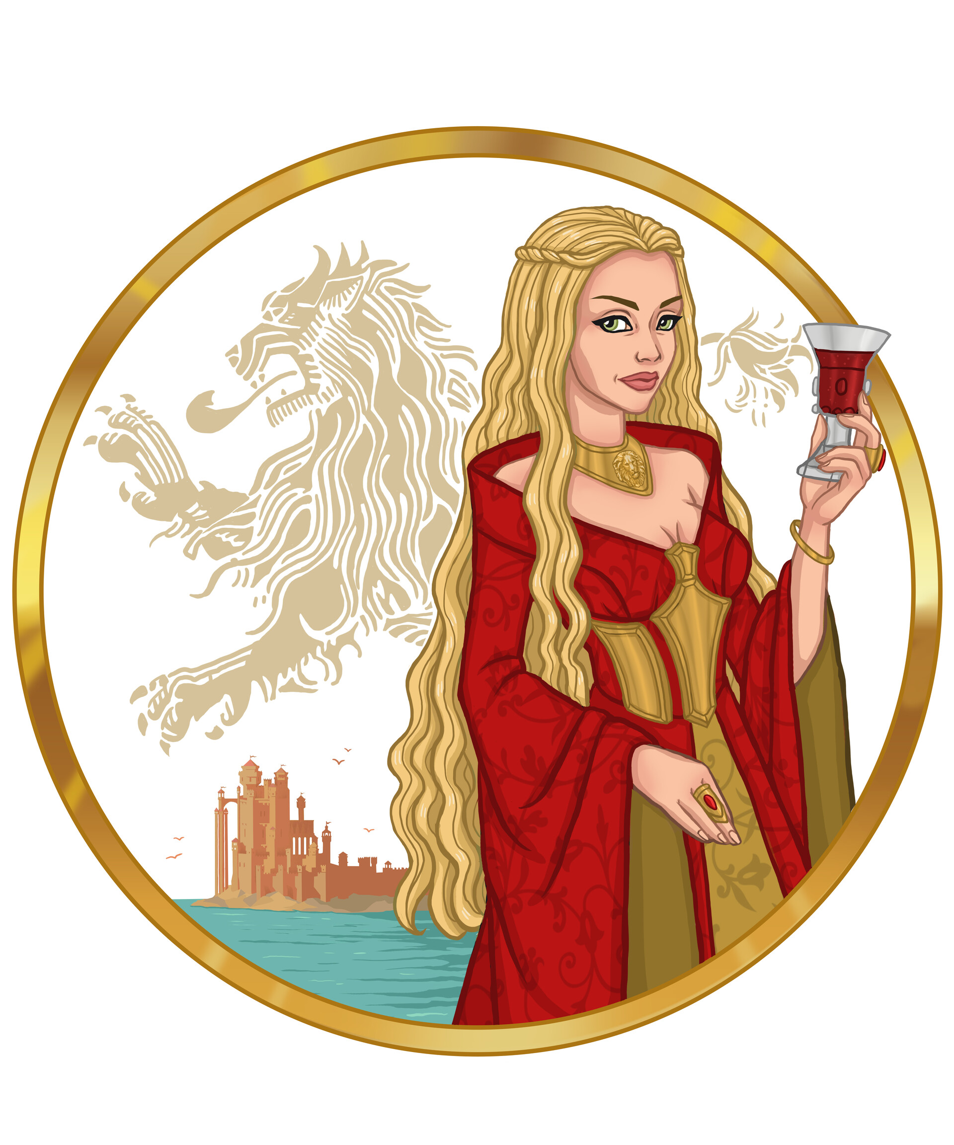 Cersei Lannister - Doll Divine, Game of Thrones by Rivya