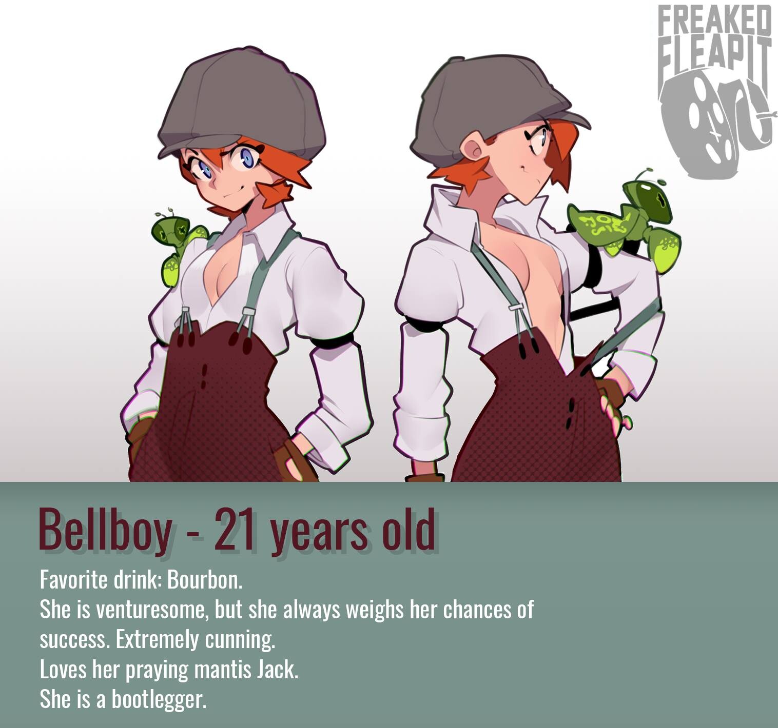 ArtStation Freaked Fleapit game (character Bellboy)