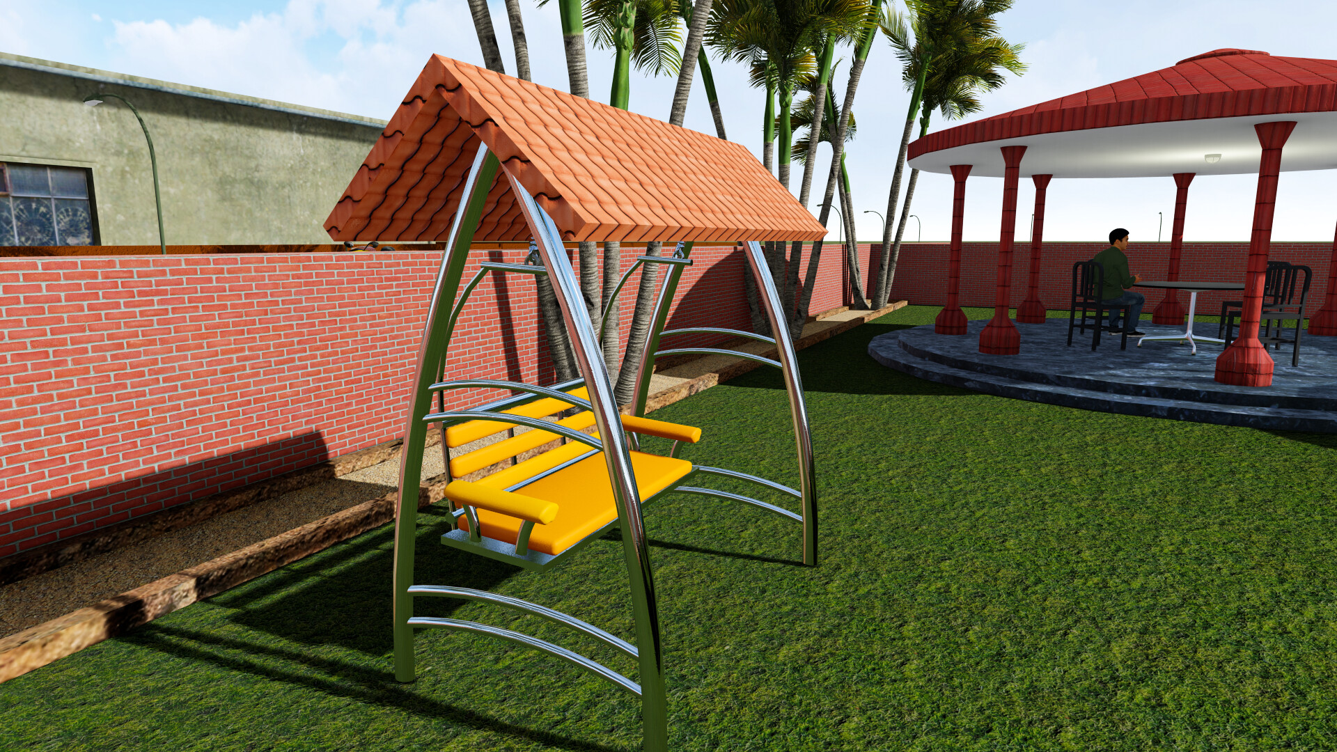 ArtStation Hammock Garden Swing Jhula