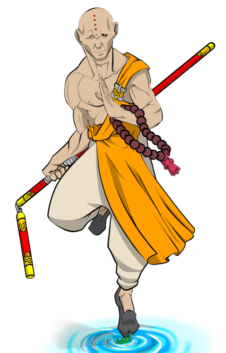 ArtStation - Shaolin monk