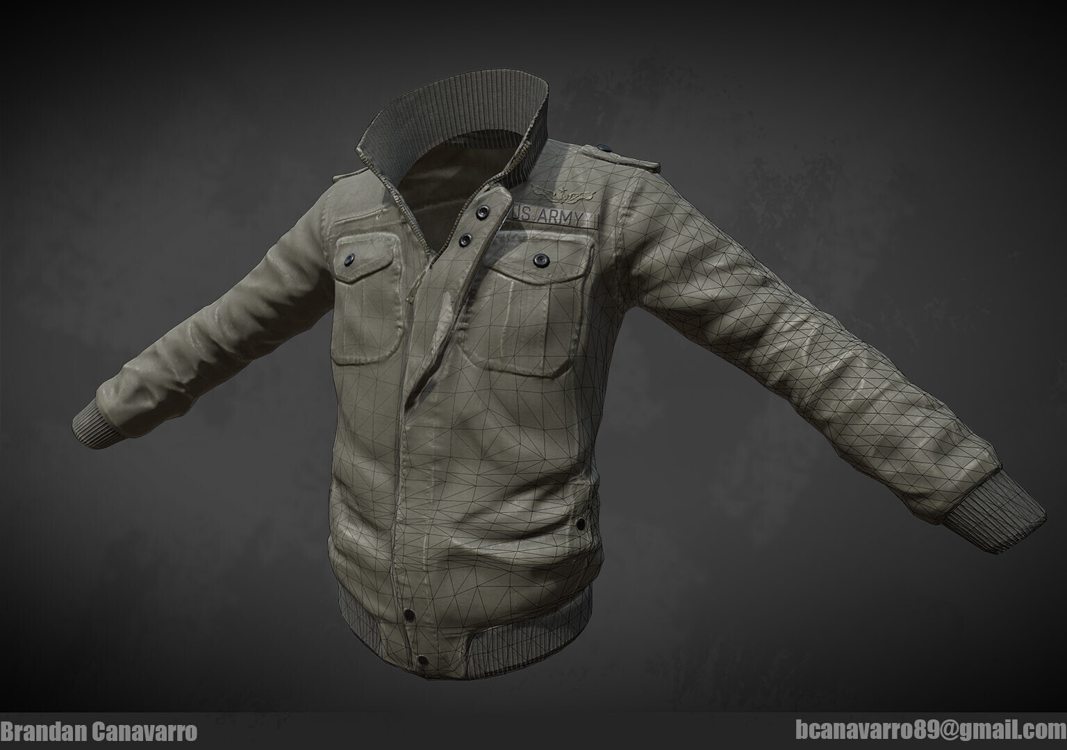 Game ready US Army jacket by Brandan Canavarro — ProUser.Me