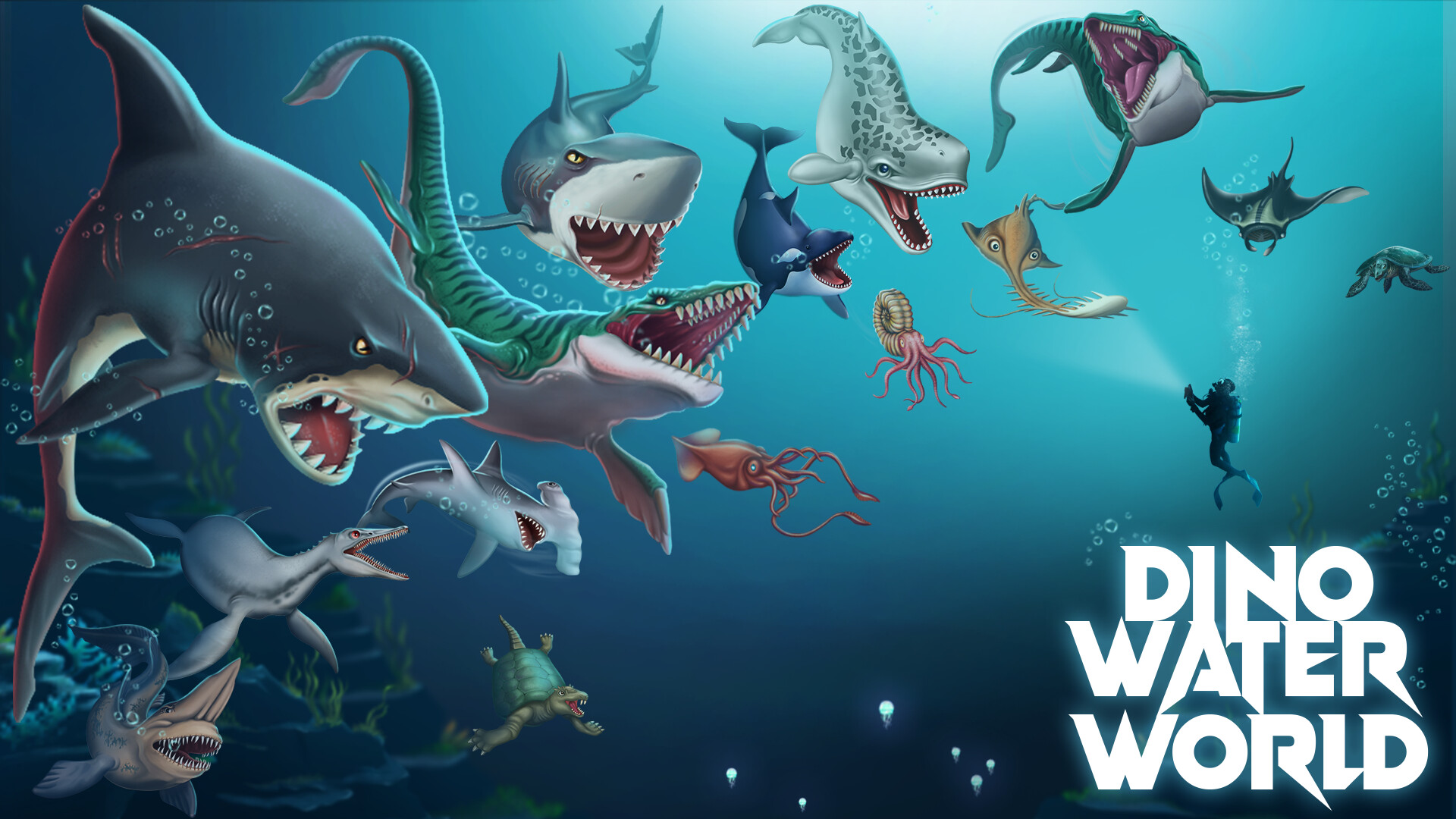 Ontwikkelen Veel instant ArtStation - Dino water world feature graphic