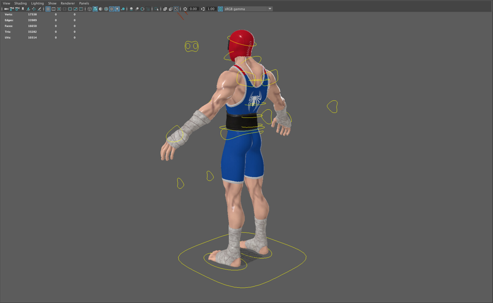 Rig rear view