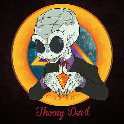 Thorny devil reptile alien eye promo