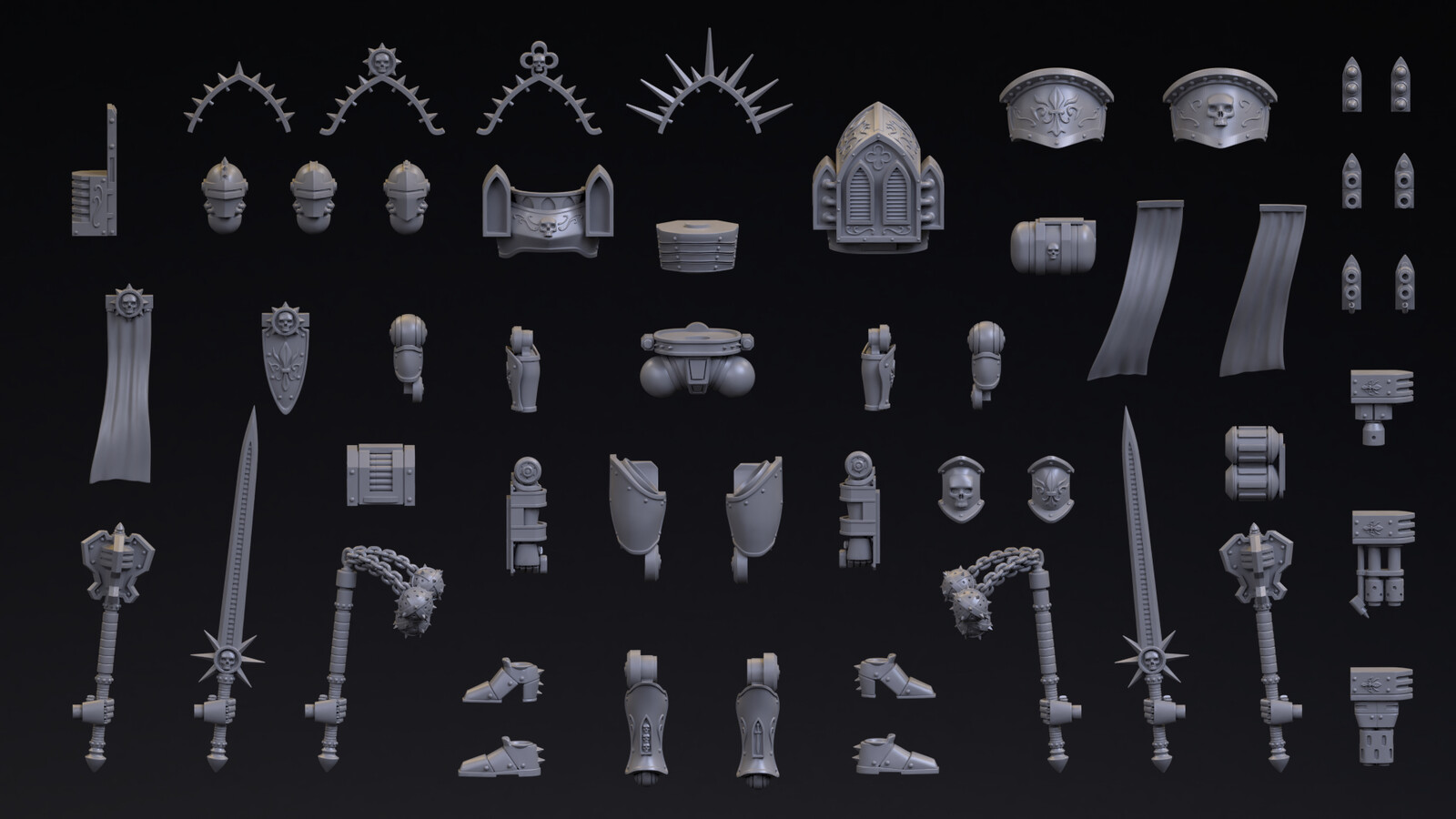All parts and weapon options