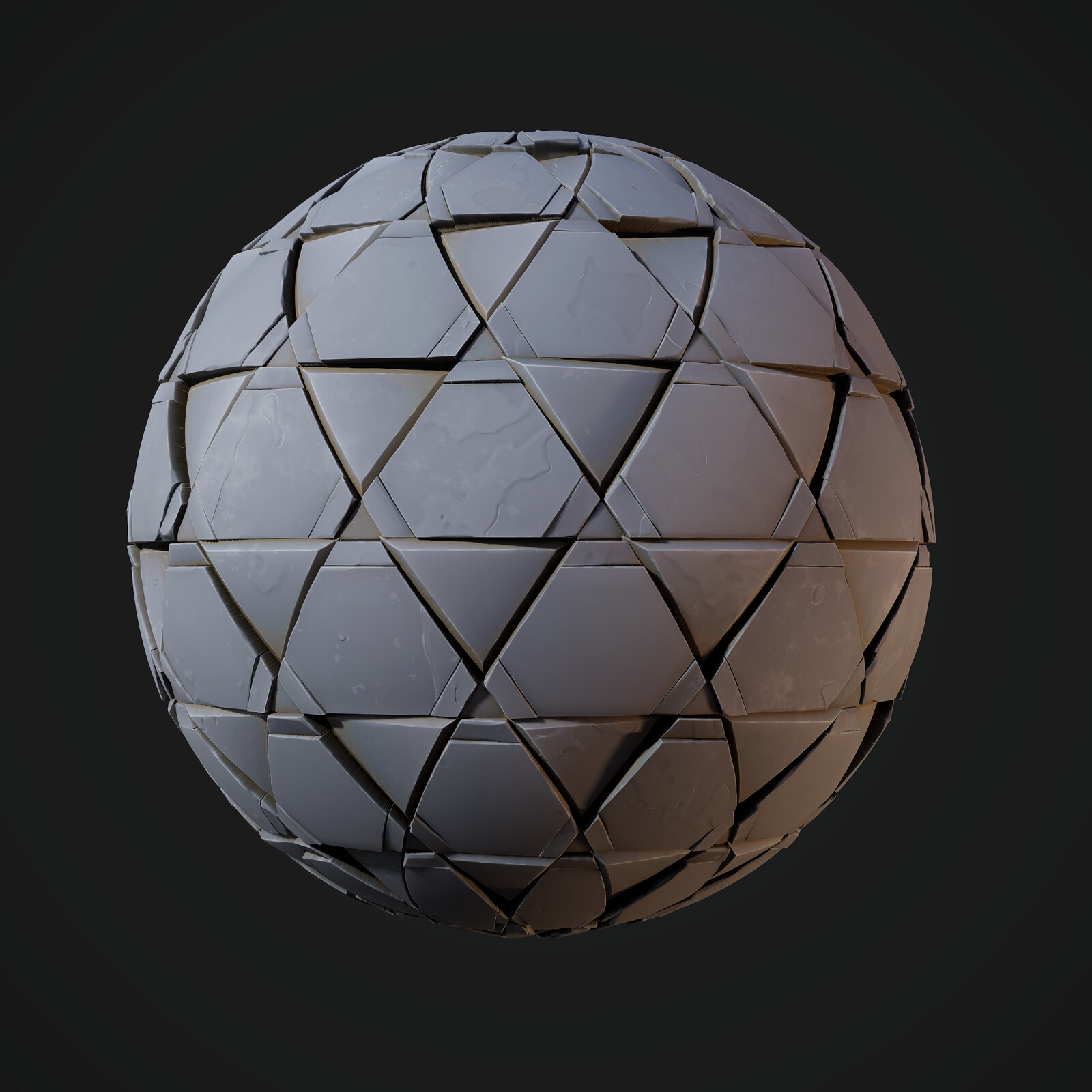 Triangle Panels heightmap study