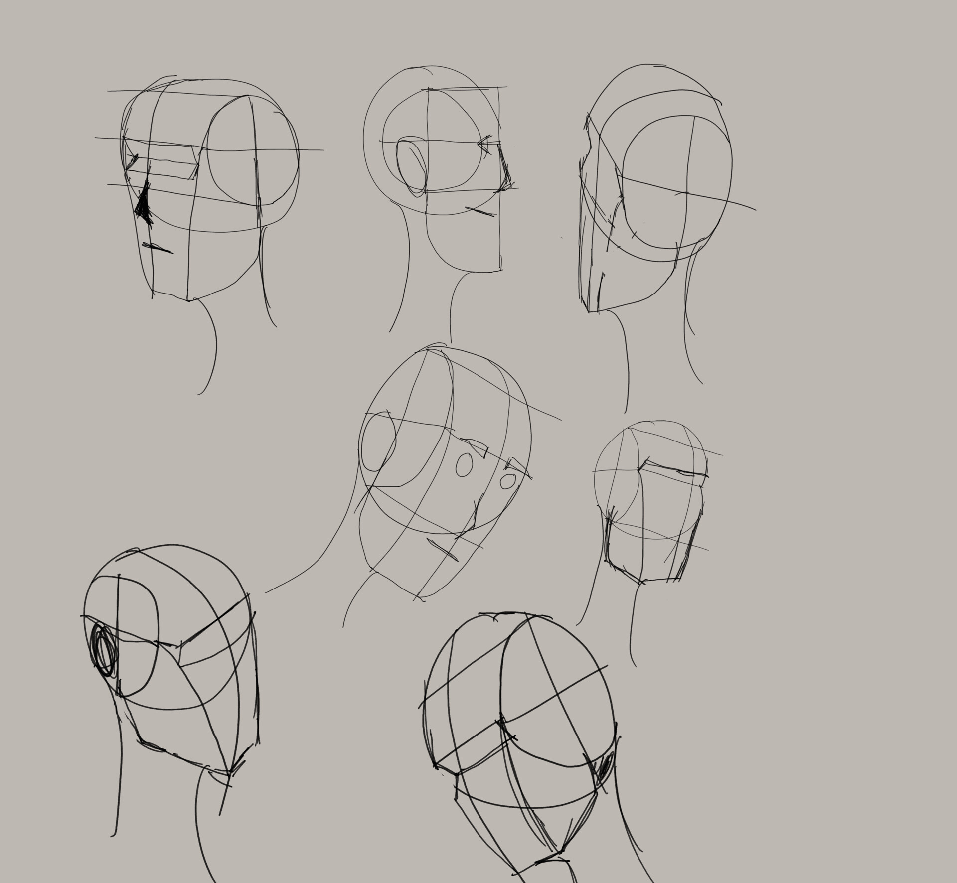 ArtStation - Head studies