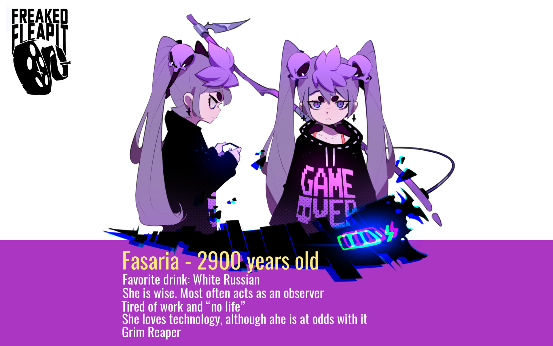ArtStation Freaked Fleapit game (character Fasaria)