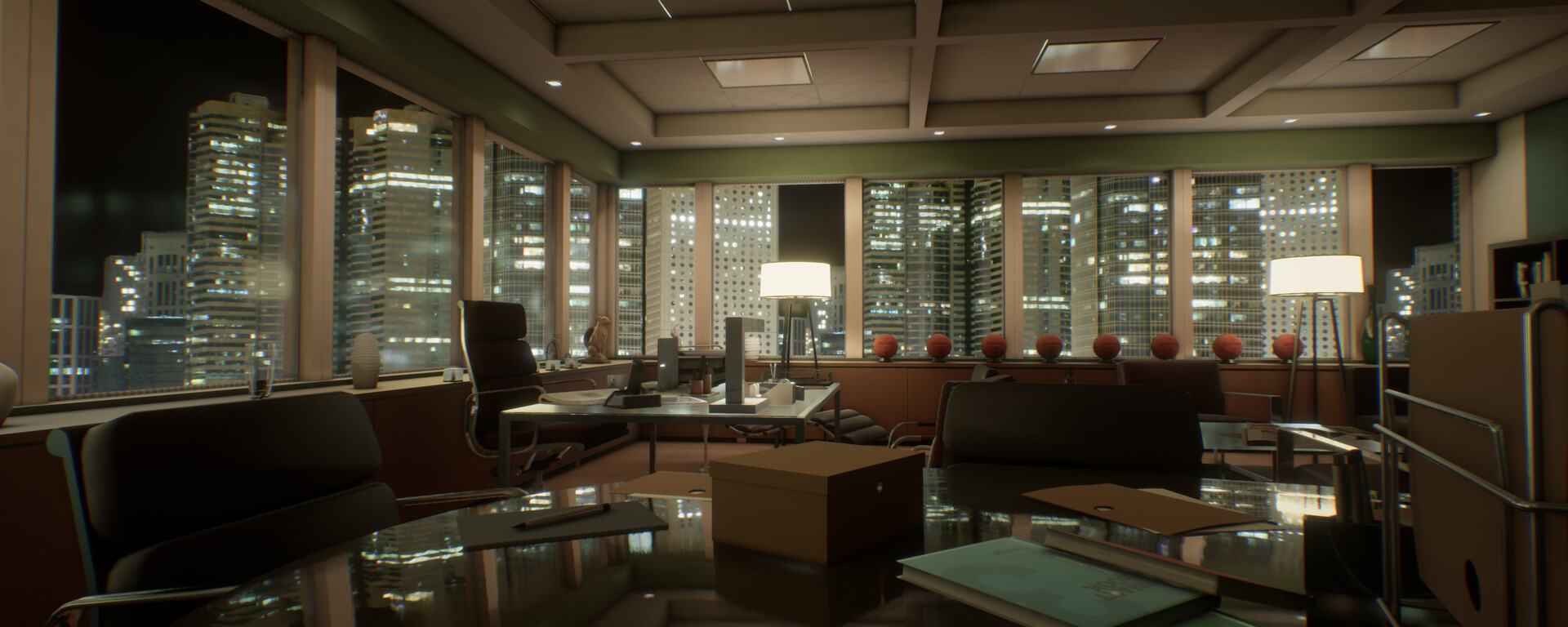 ArtStation - Harvey Specter's Office from the show 