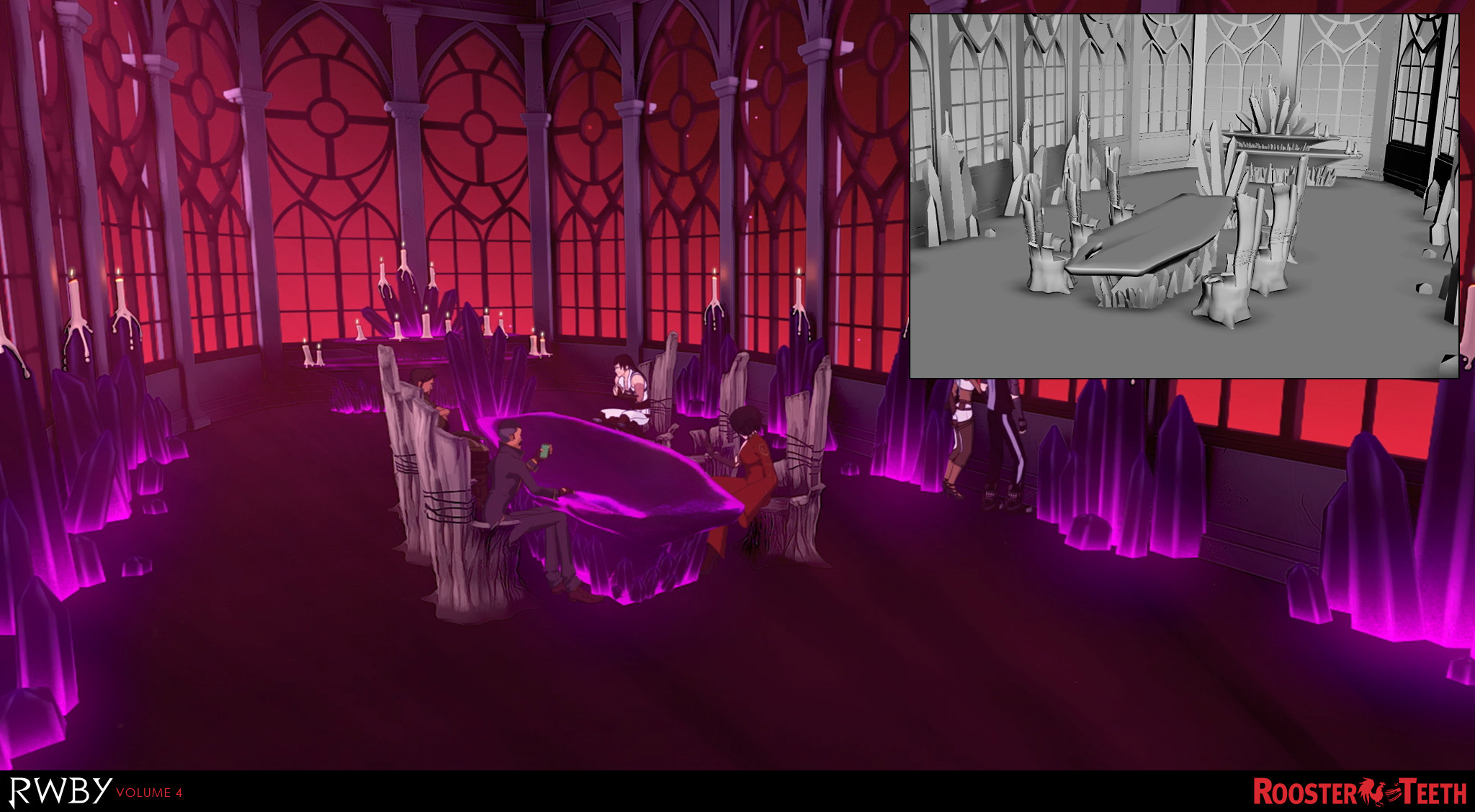 Salem's Keep. Modeling and texturing.