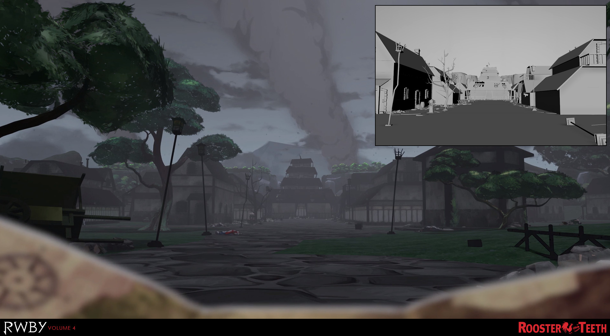 Town of Shion ruins. Modeling and texturing.