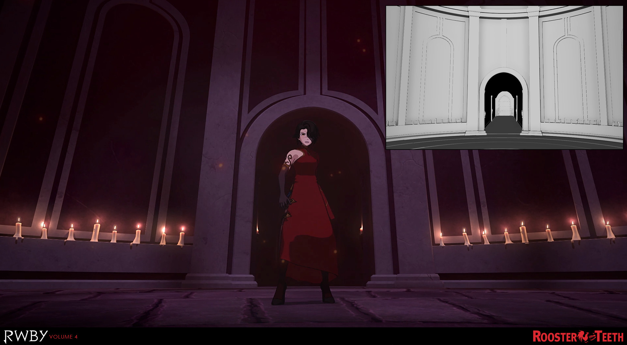 Cinder's Training Room. Modeling and texturing.