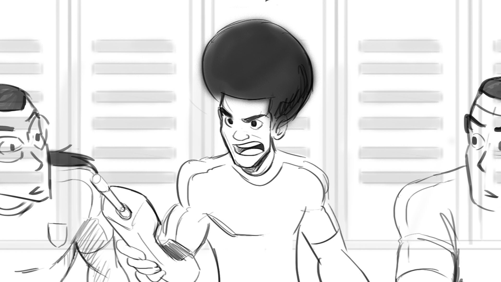 Artstation Supa Strikas Ep 62 Cool Joe And The Comet Storyboards Mysterious Phone Call Scene