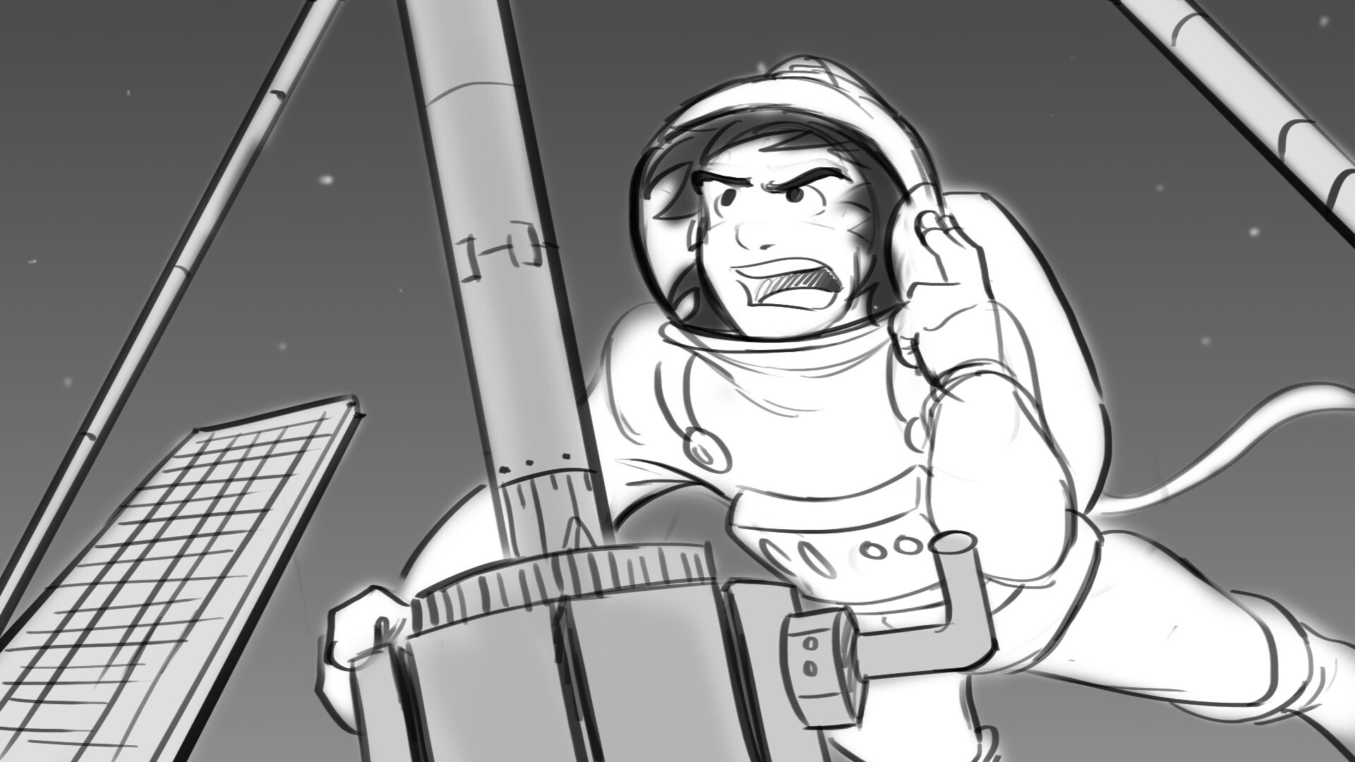Artstation Supa Strikas Ep 62 Cool Joe And The Comet Storyboards Mysterious Phone Call Scene