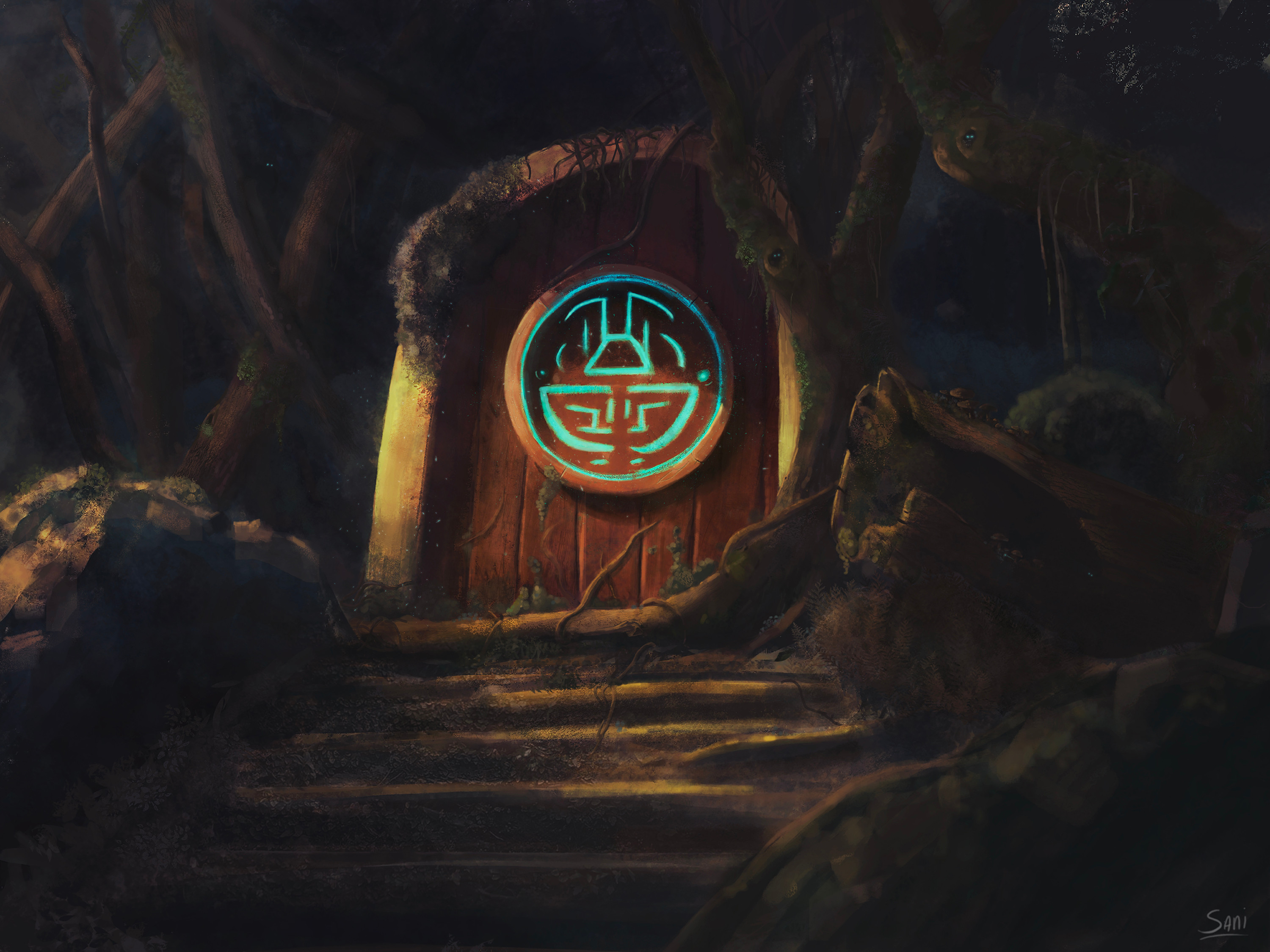 Door of Etea is a visual development piece for "Aya the Spirit whisperer". 

More pieces coming up soon!