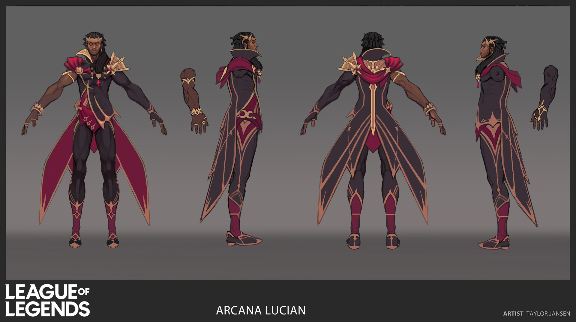 Artstation Arcana Lucian Skin Concept Taylor Jansen