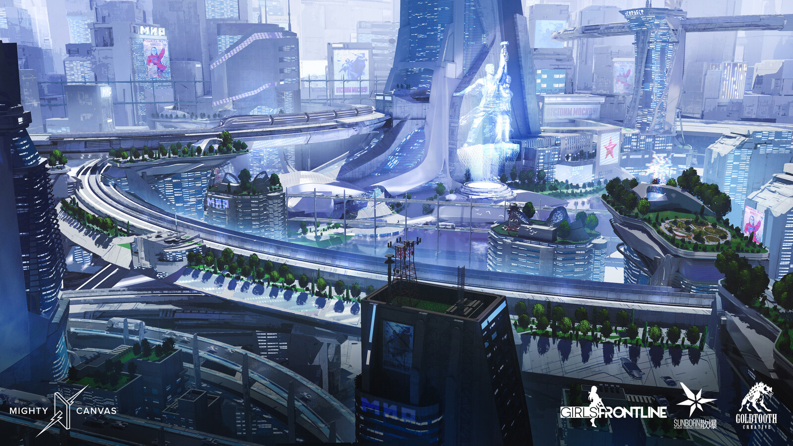 White Zone City - Girls' Frontline 2
