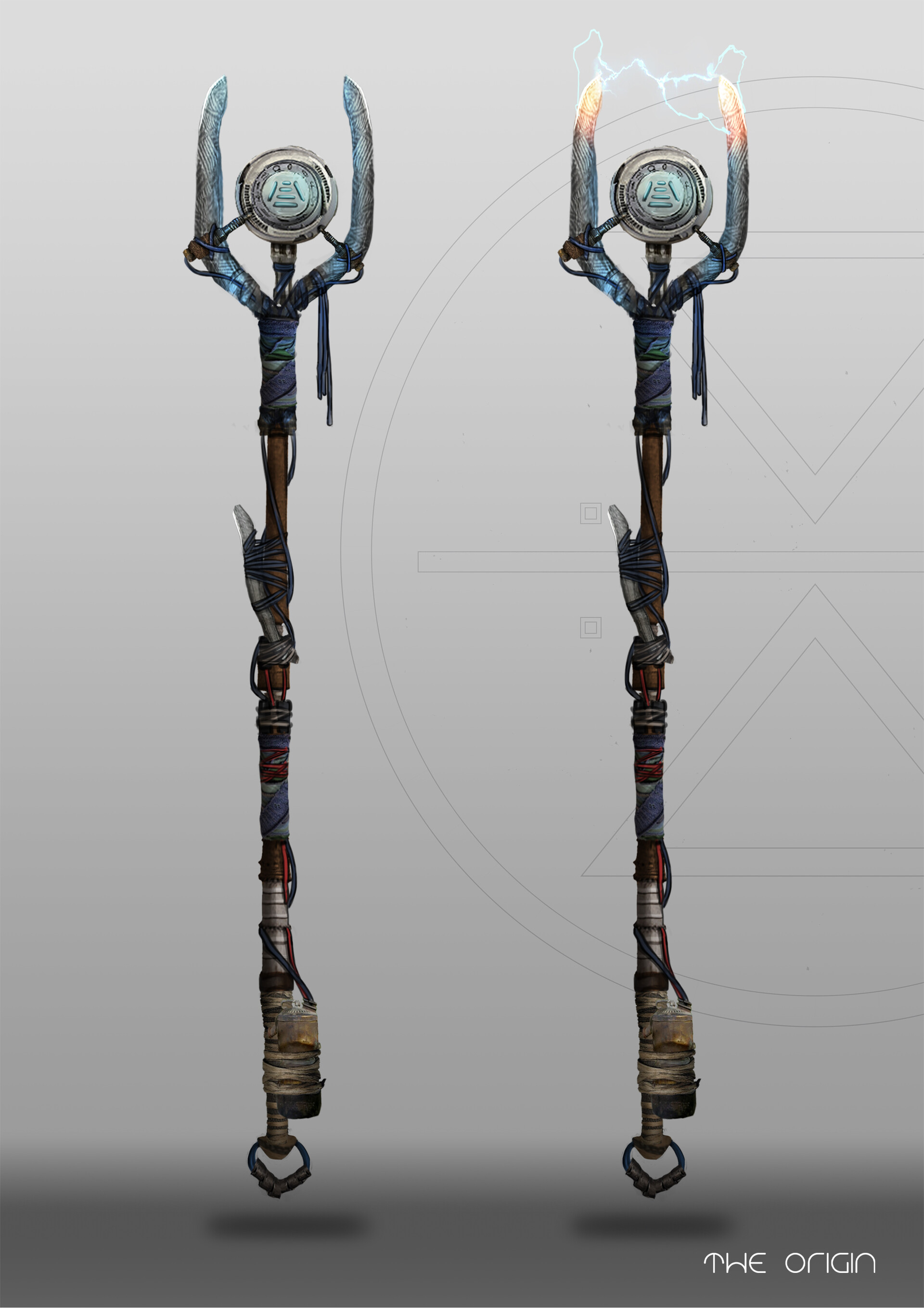 ArtStation Electric Stun Staff
