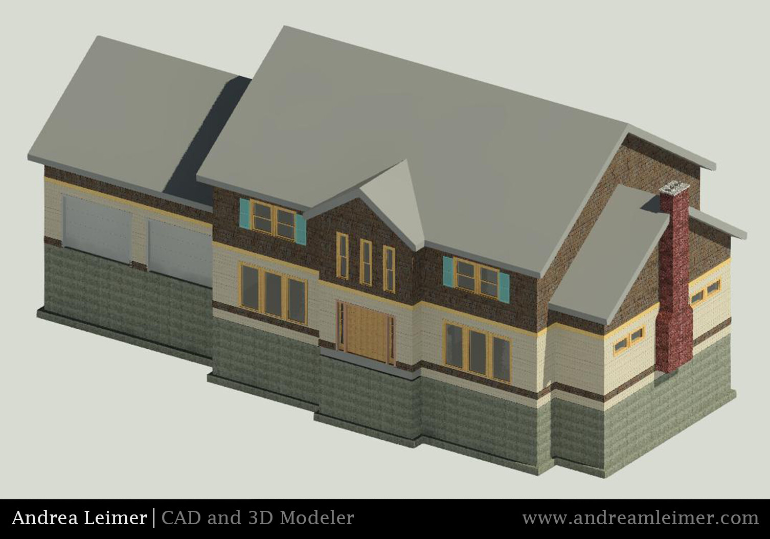 Revit House Entry Option 1