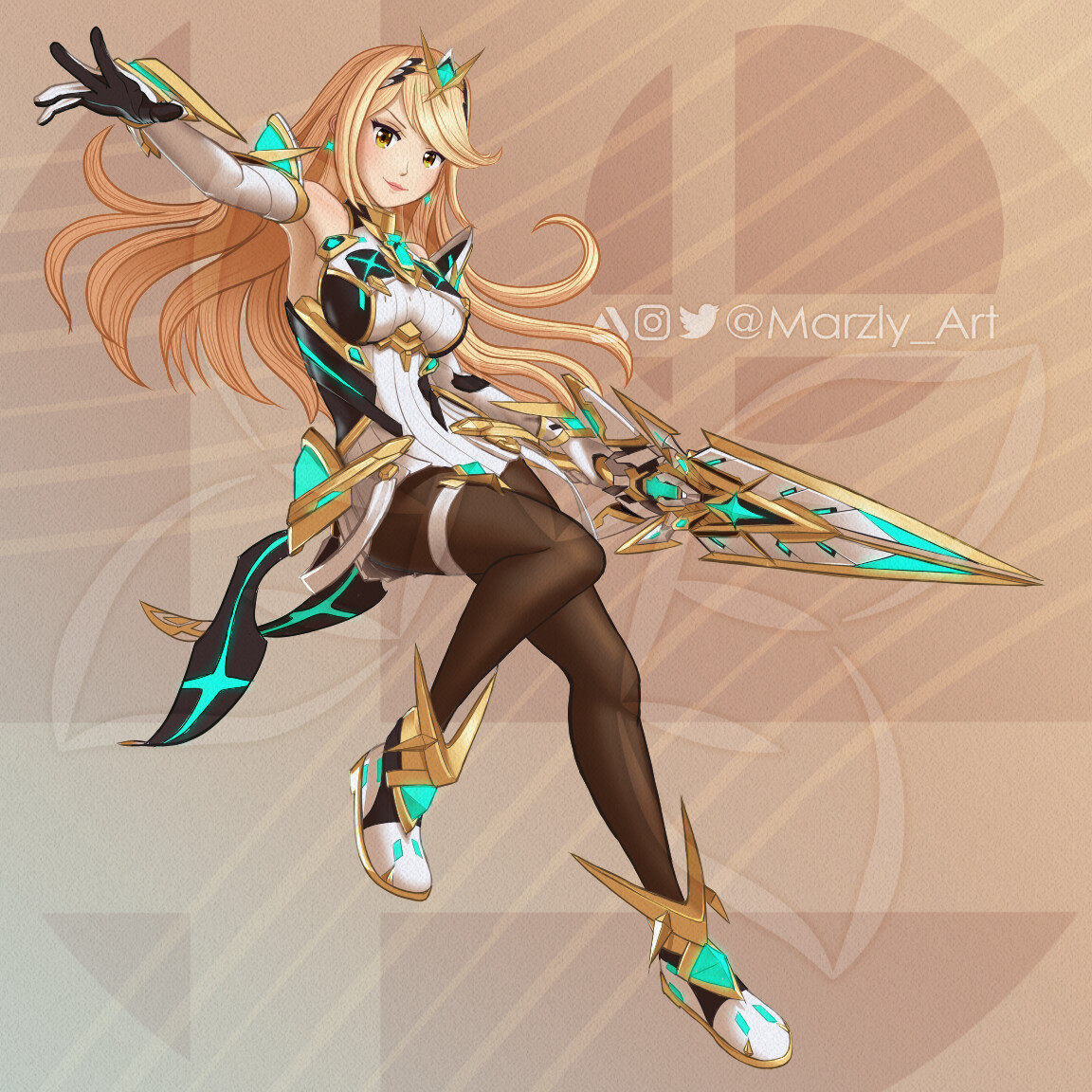 ArtStation Mythra Fanart