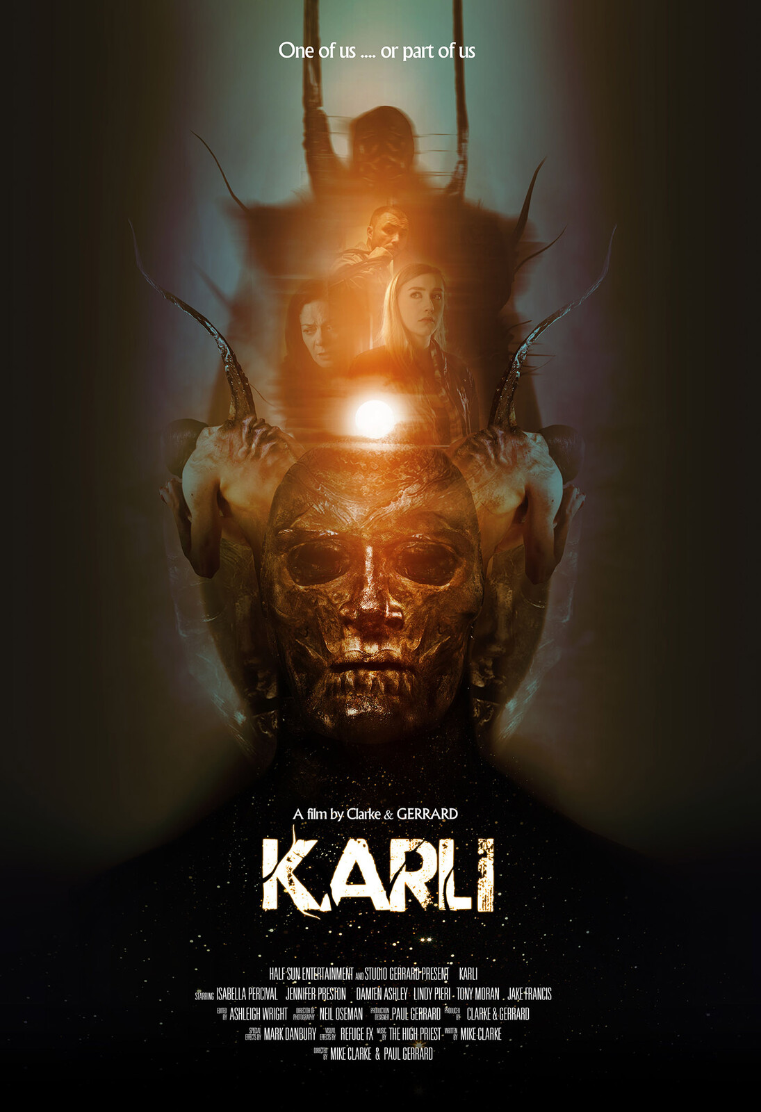 Title: KARLI 
Feature Film. HORROR
Status: IN POST PRODUCTION
Email to request teaser trailer and sales deck.

https://rue-morgue.com/see-the-trailer-for-karli-a-new-chiller-from-the-creator-of-hellraiser-origins/

