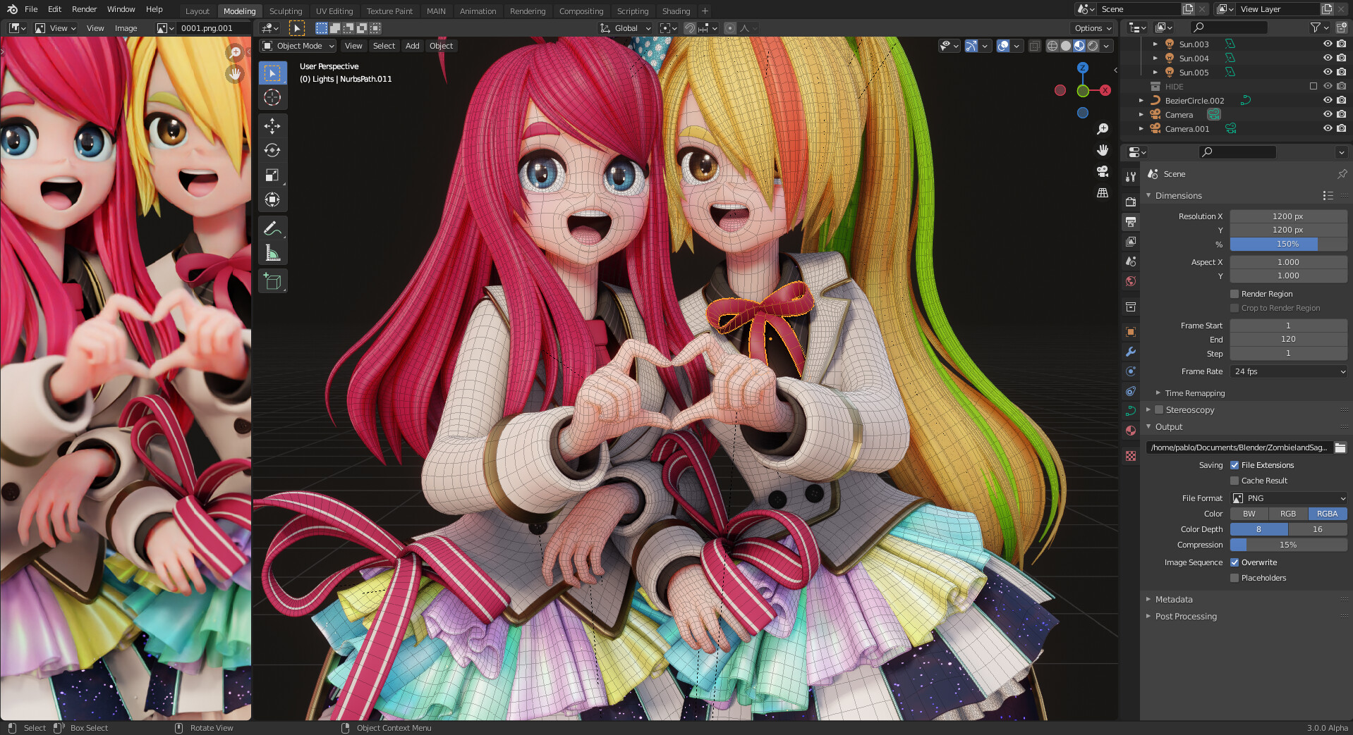 Pablo Dobarro - Sakura and Saki