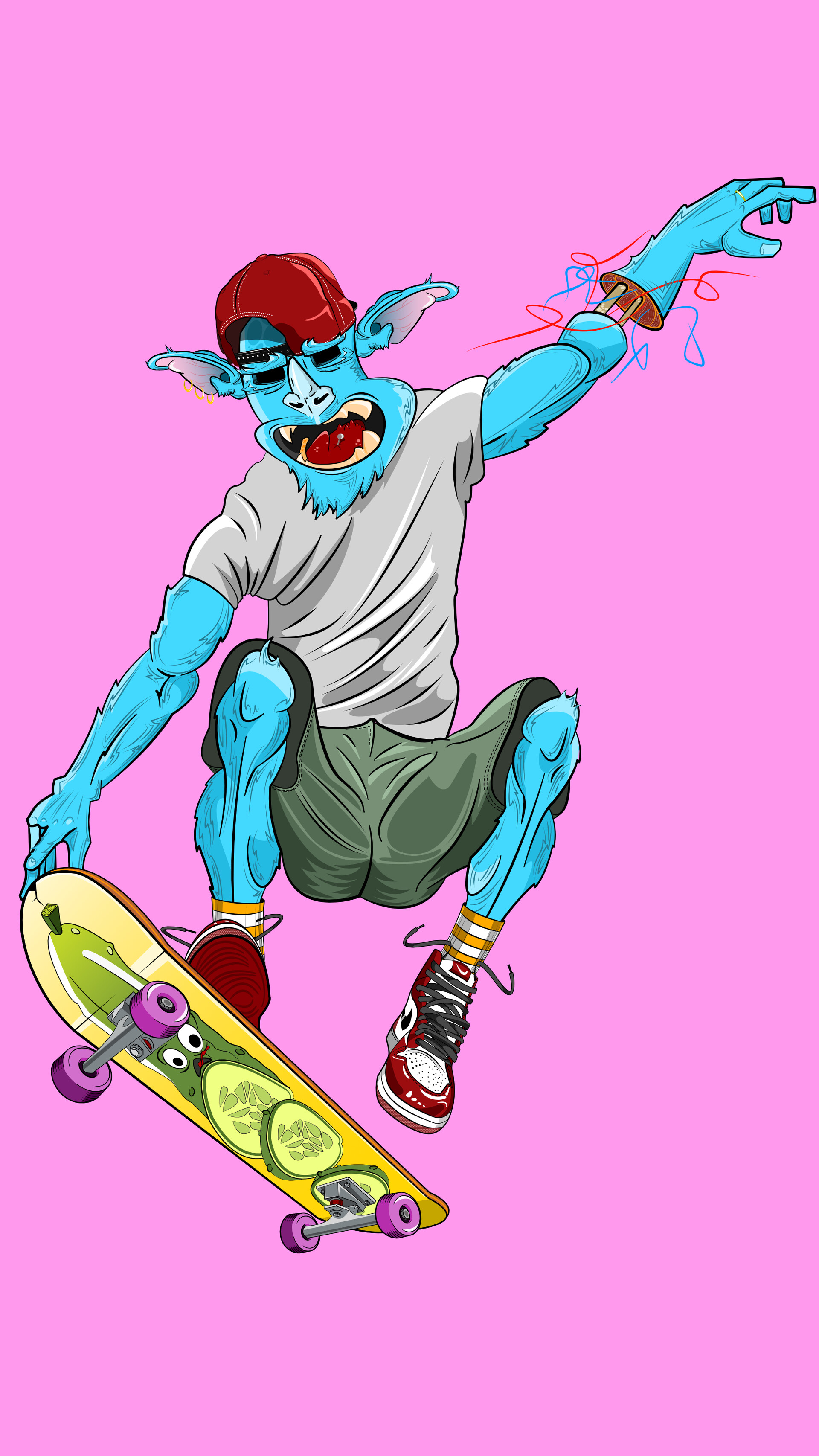 ArtStation Skate Boy Character.