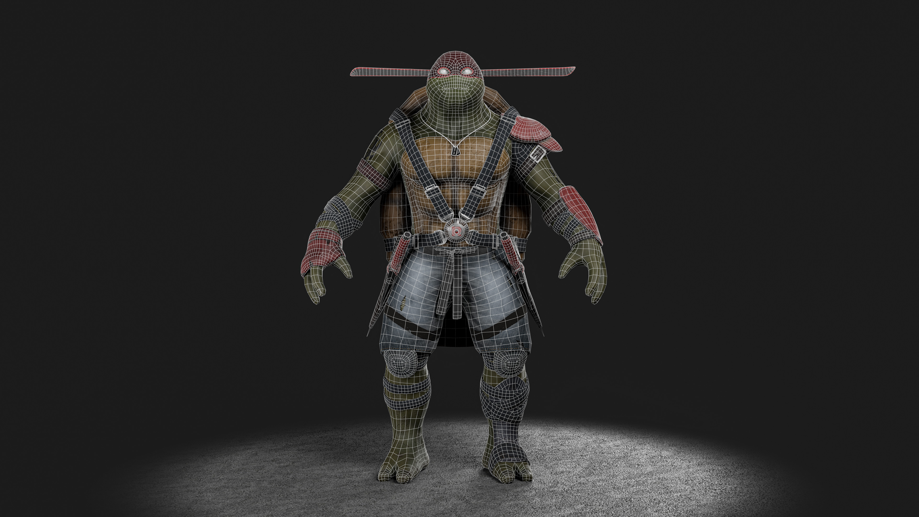 Blender render-wireframe
