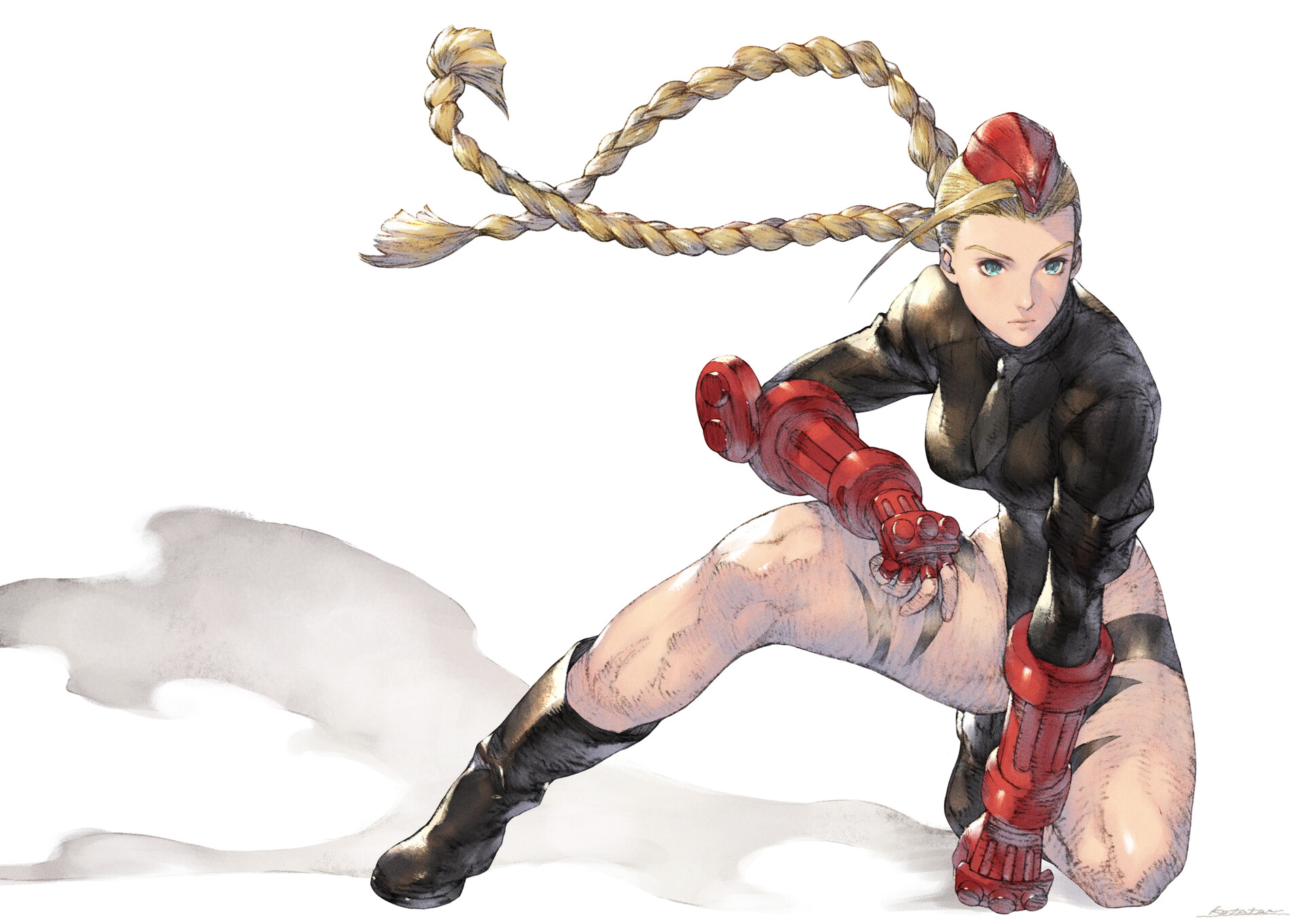 cammy white (street fighter and 1 more) drawn by hershuar
