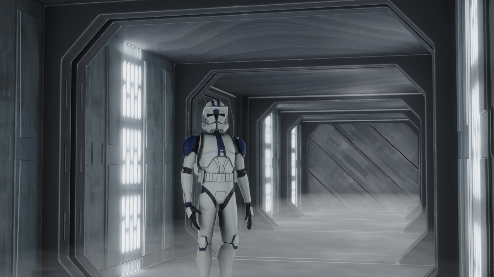 ArtStation Star Wars The Clone Wars: Republic Venator Corridor