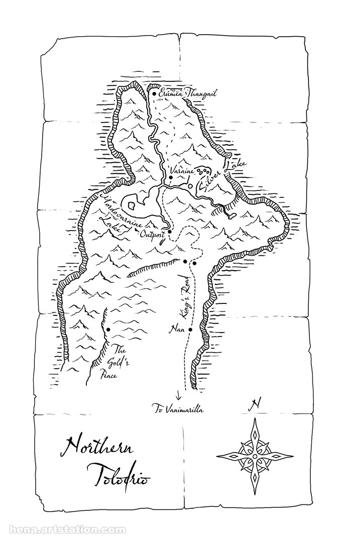 Map Art: Hravan and Tolodrio