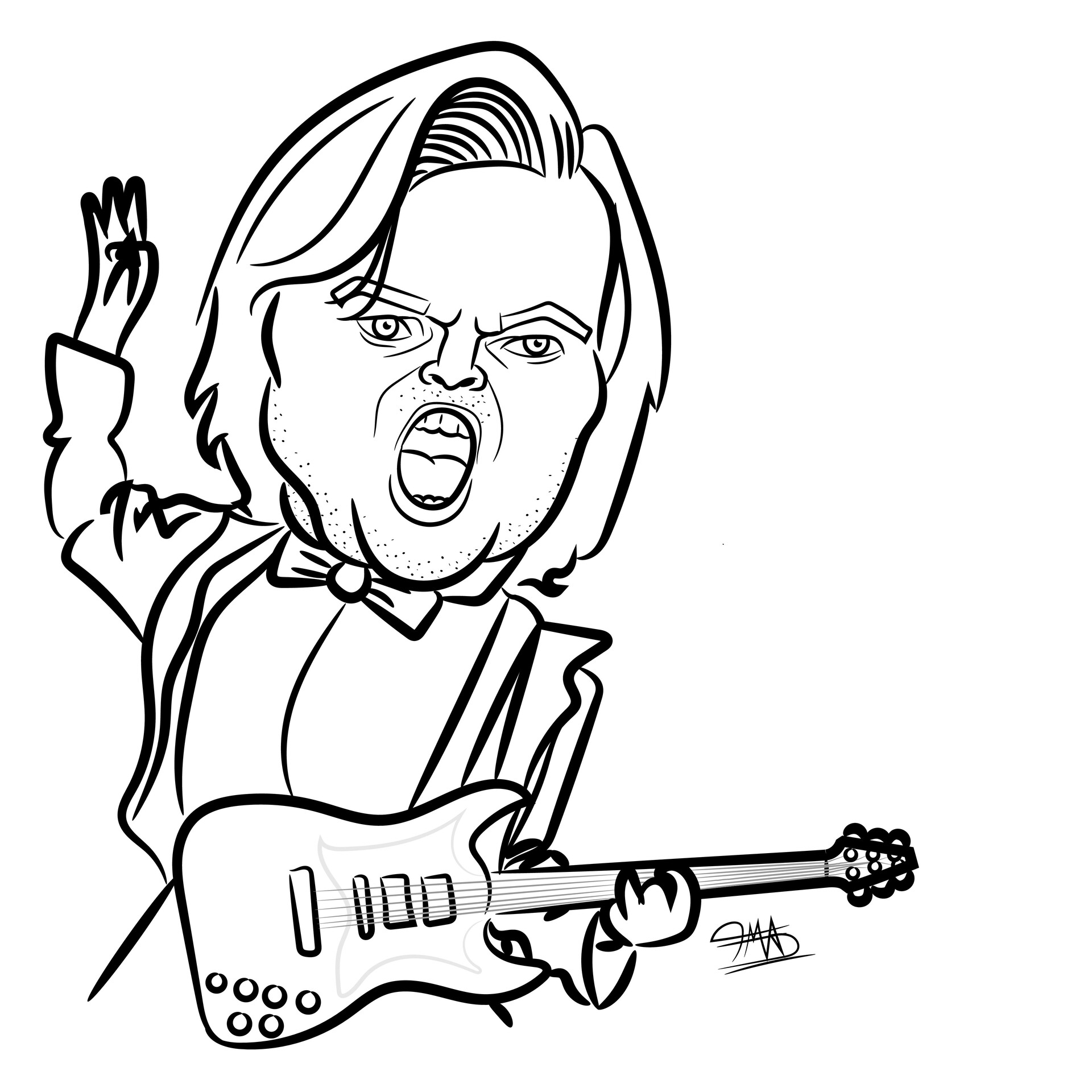 Jack Black School Of Rock by HandsomeBen on DeviantArt