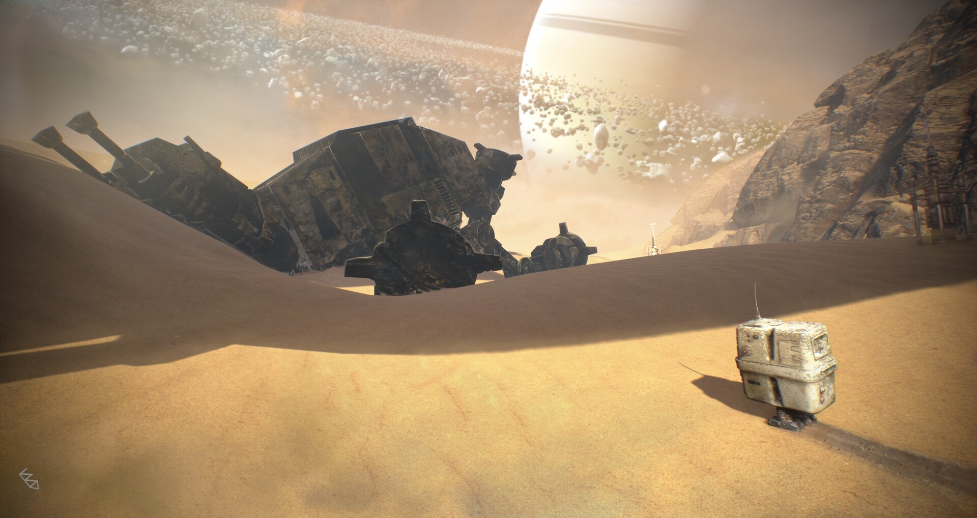 ArtStation - Long way home | fan art