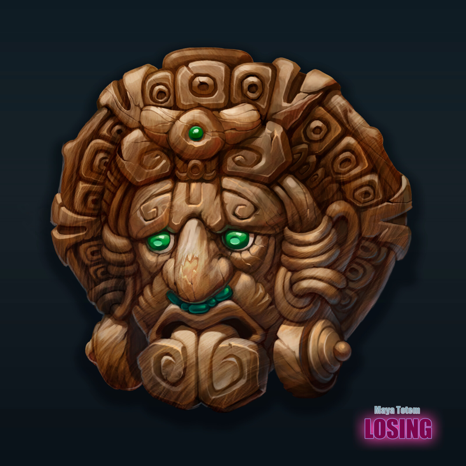 Maya Totem Losing design icon