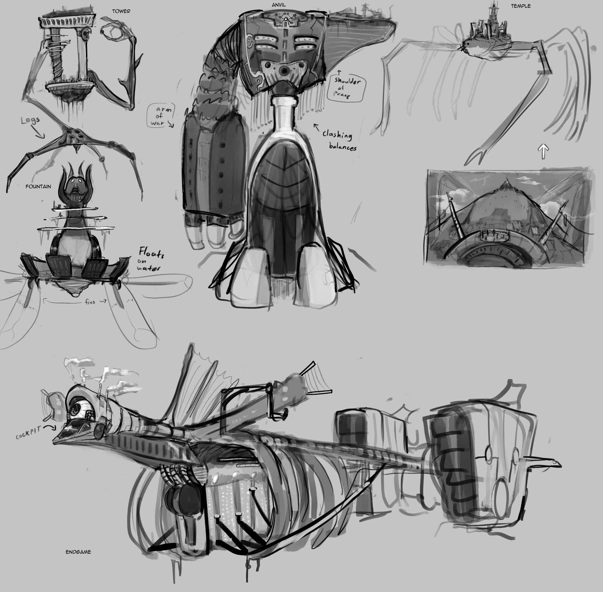 ArtStation Titan Concept art