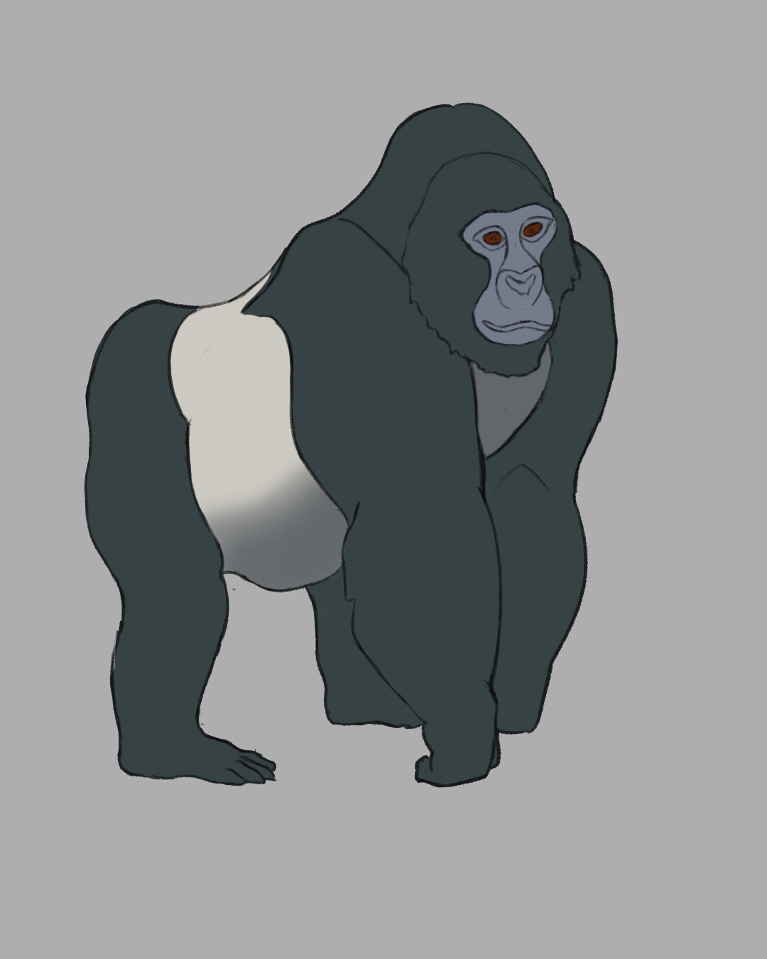 ArtStation - Aperil day 27: Gorilla