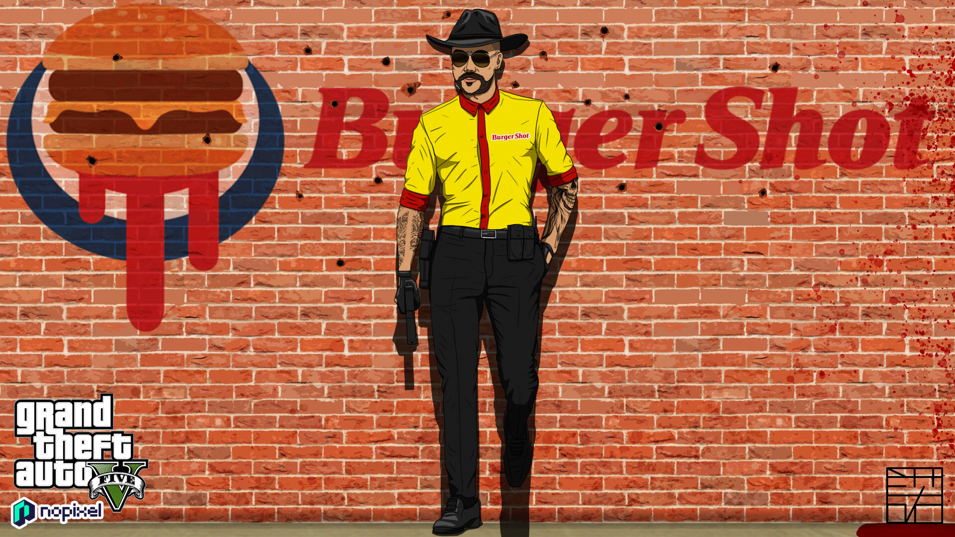 Lok Oscar Chow Burger Shot Security Kj Lok Oscar Chow Burger Shot Security Kj