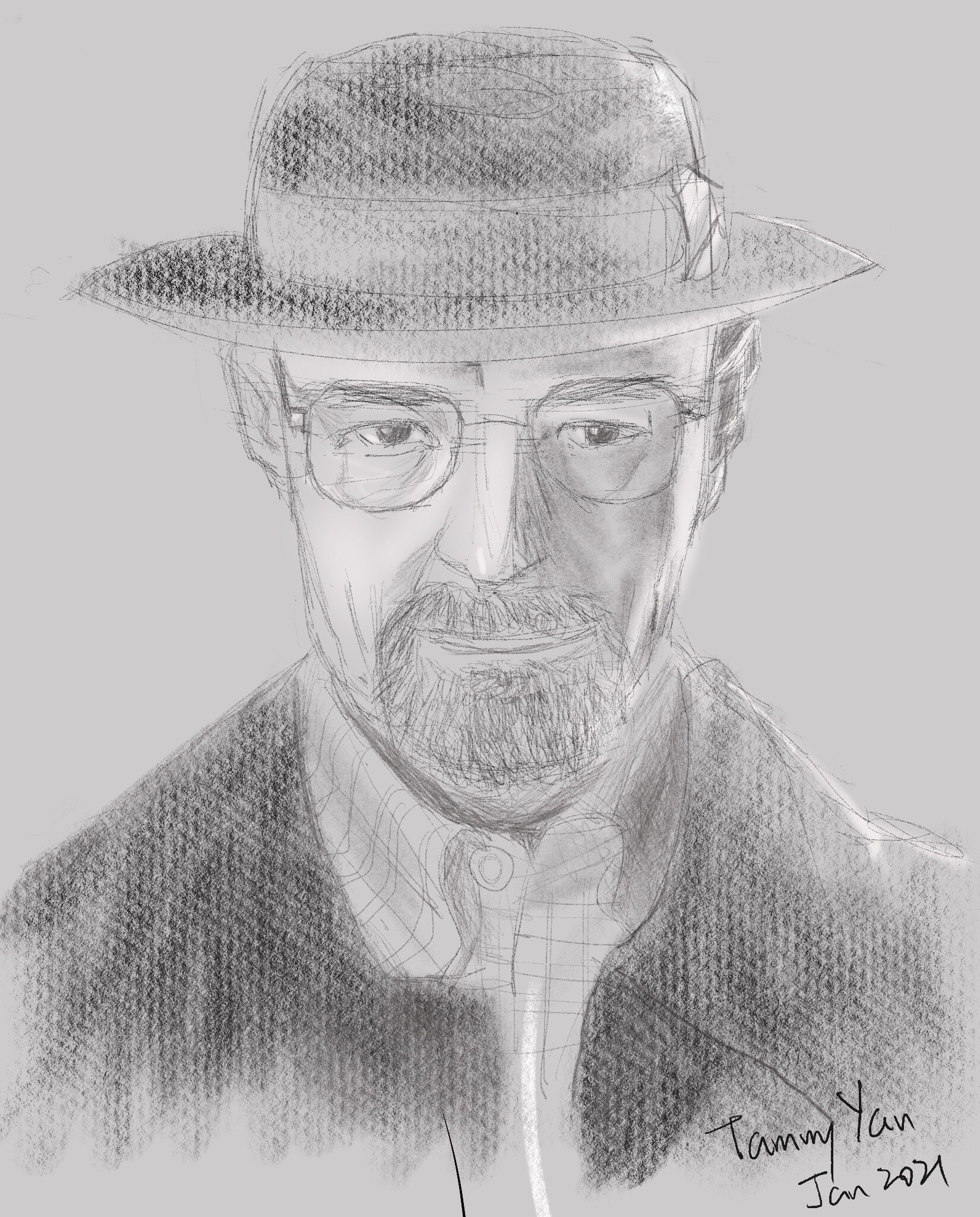 Artstation Breaking Bad Fan Art