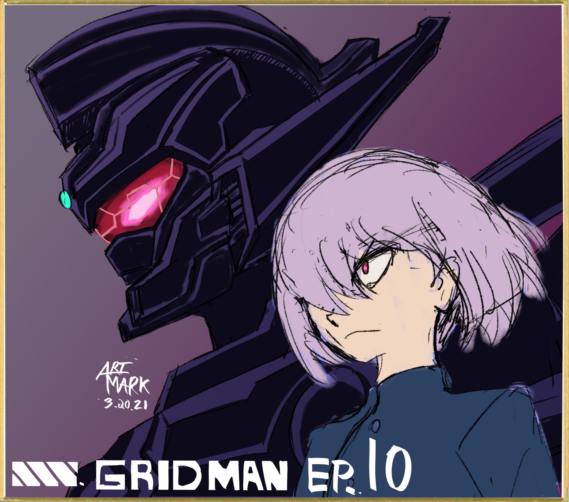 Artstation Weekly Ssss Gridman