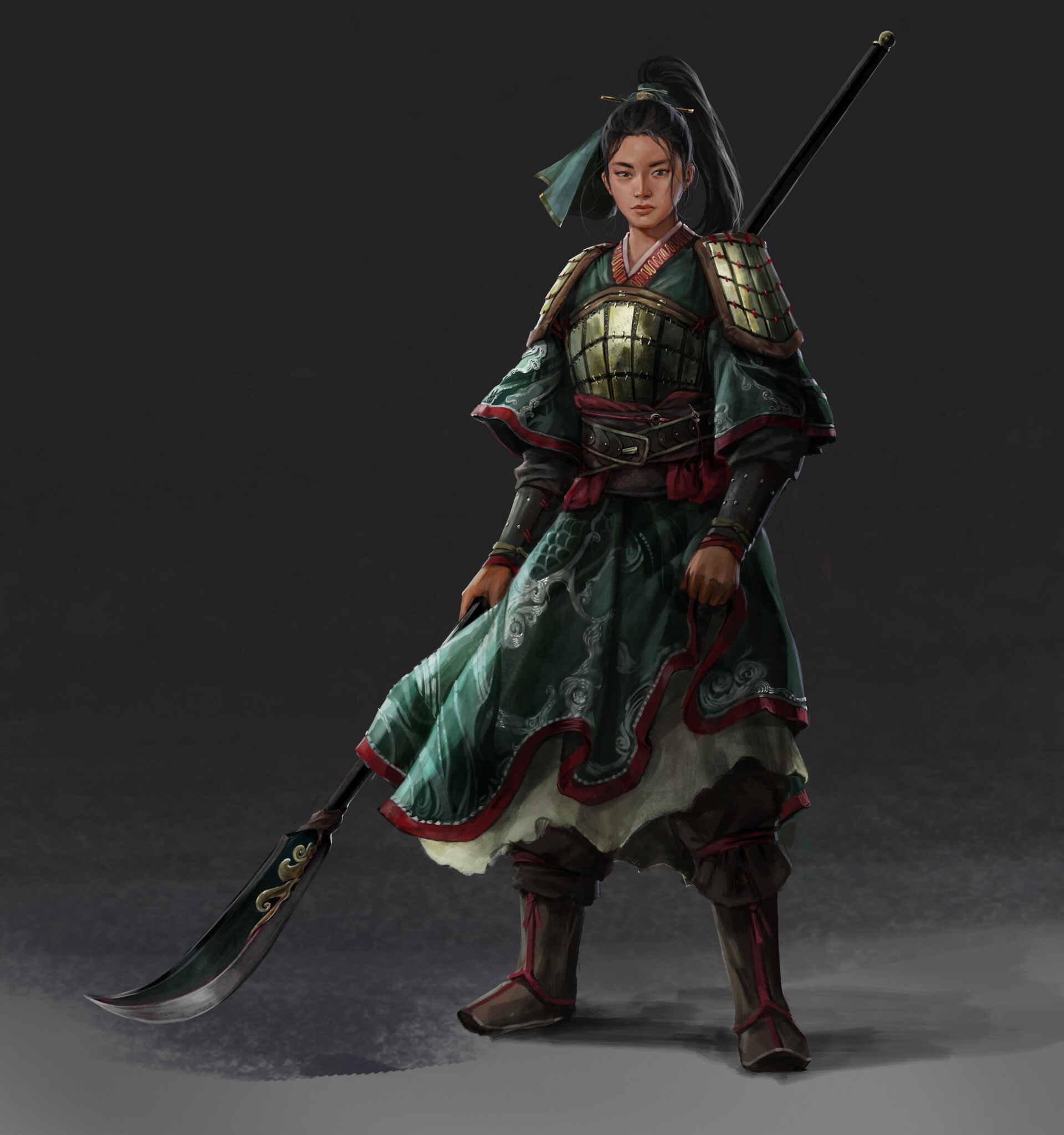 Artstation total war three kingdoms guan yinping