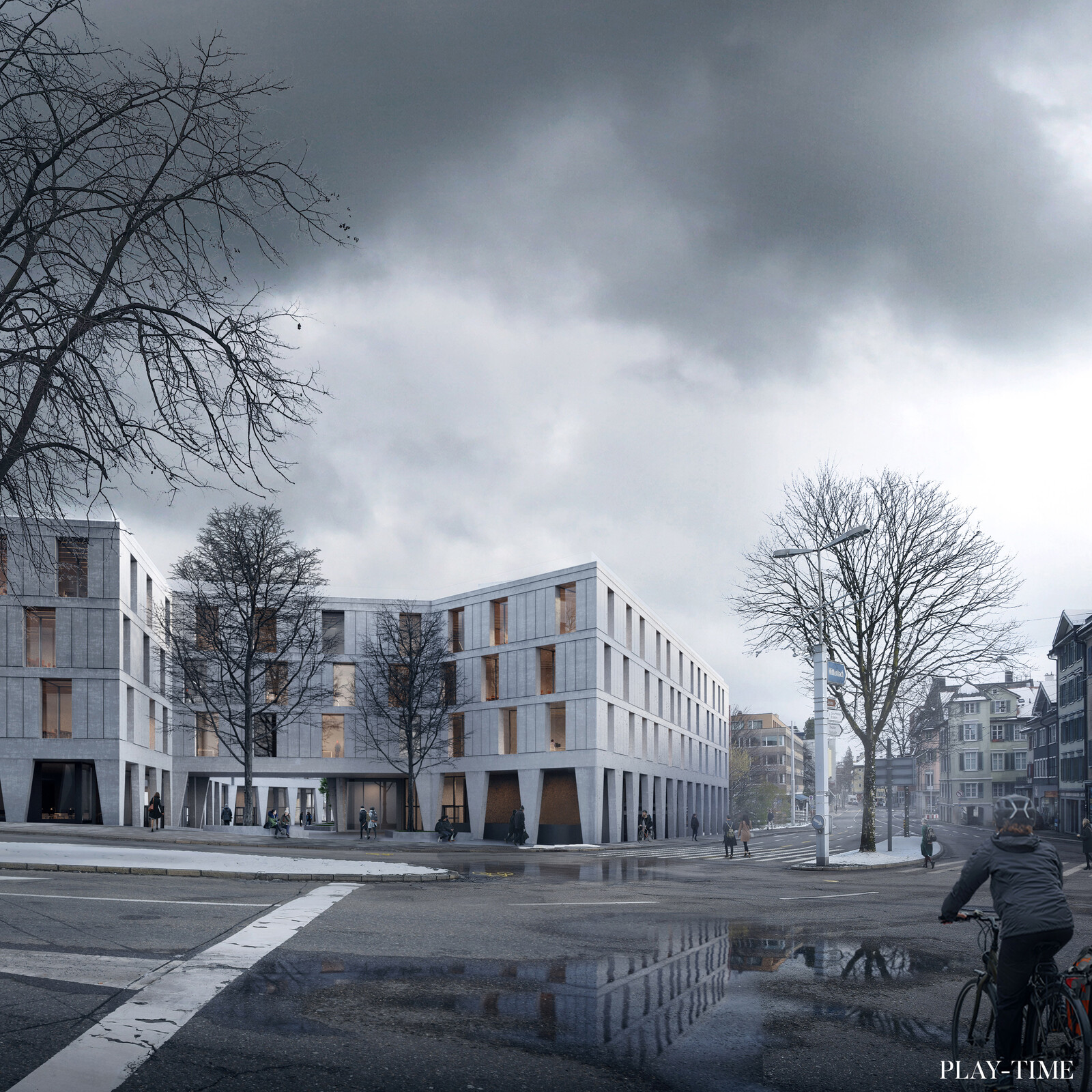 St Gallen University designed by Christoph Schmid. Image by PLAY-TIME