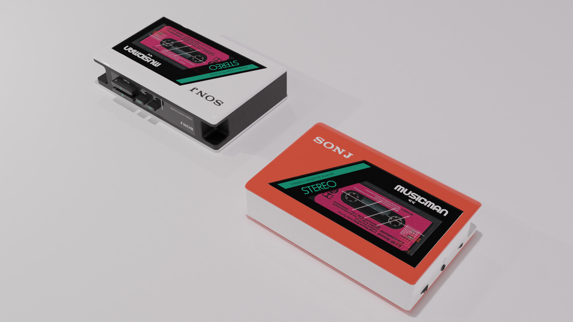 Artstation Sony Walkman Wm 22 Imitation 3d Model