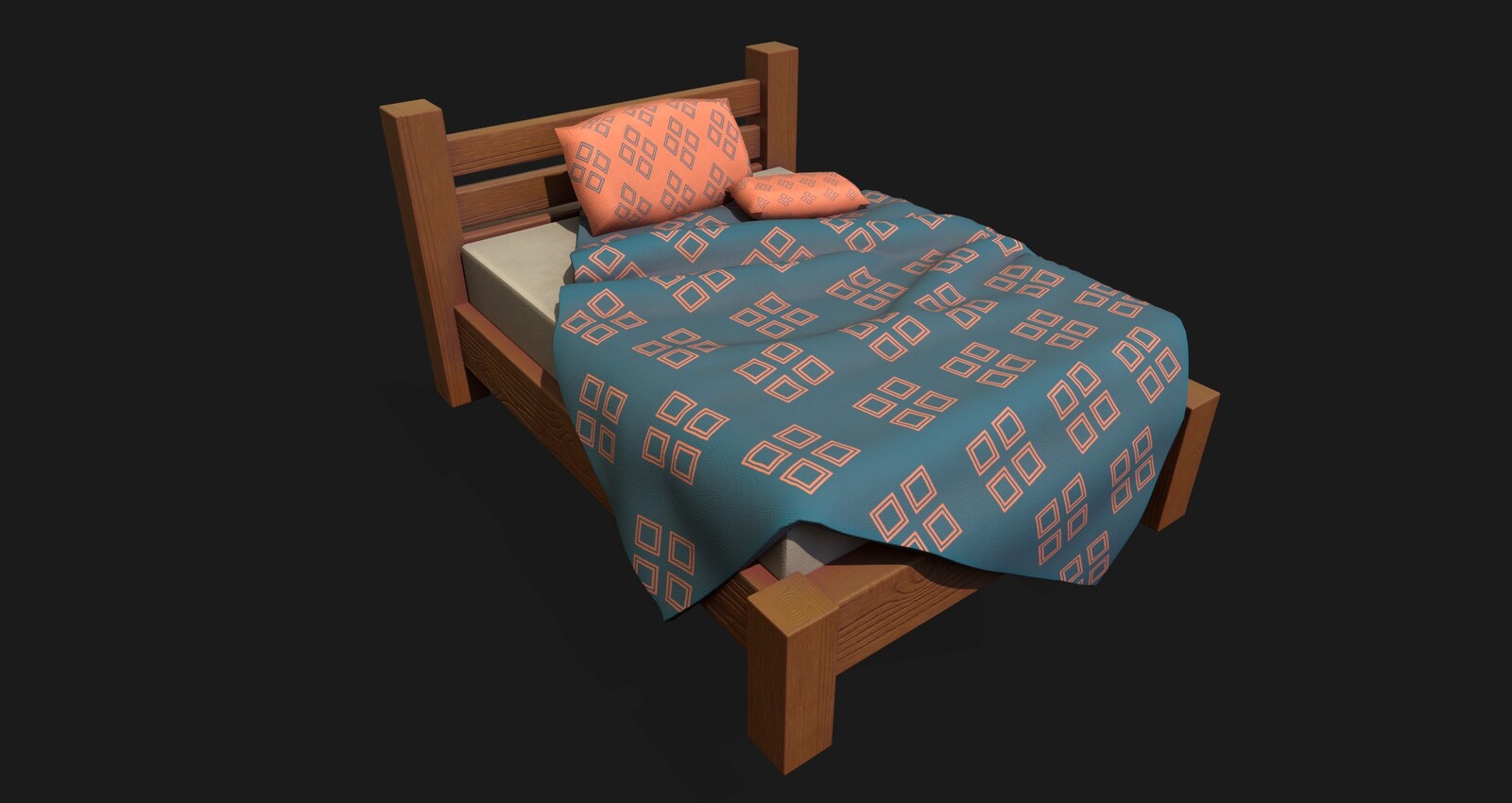Bed Textured Model
