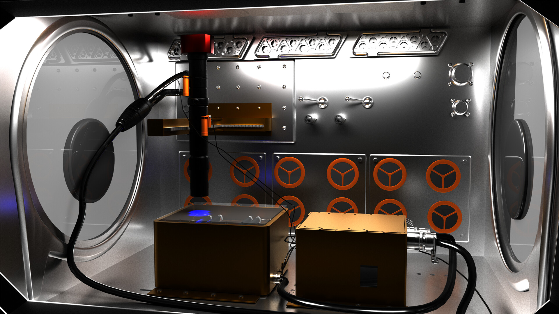 ArtStation - Microgravity Glovebox Experiment Platform