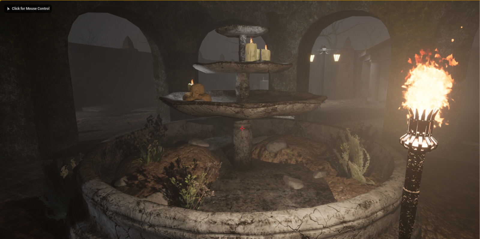 Graveyard Scene (Final Project for Game Art)