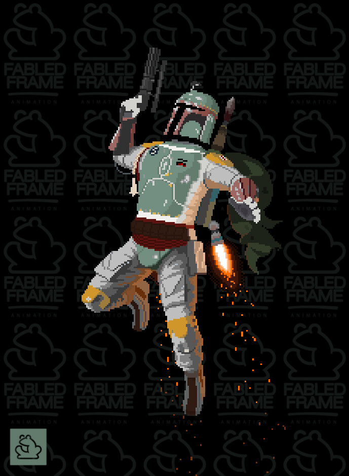 Boba Fett Pixel Art